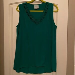 Anthropologie Maeve Green Shirt - medium